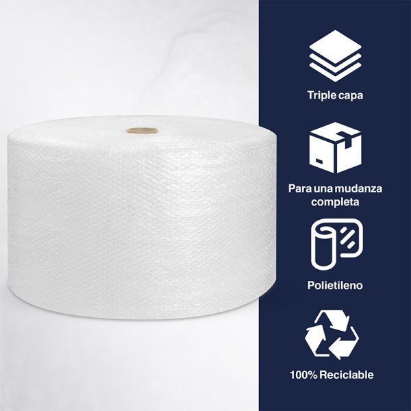 Plástico de burbujas para embalar de varias medidas