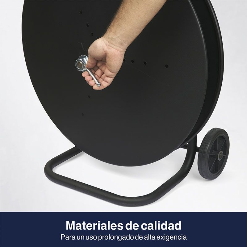 CARRO DEVANADOR DE FLEJE PP/PET NEGRO - Imagen 4