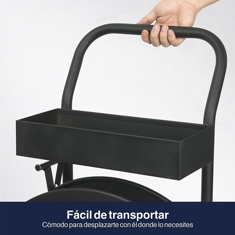 CARRO DEVANADOR DE FLEJE PP/PET NEGRO - Imagen 5