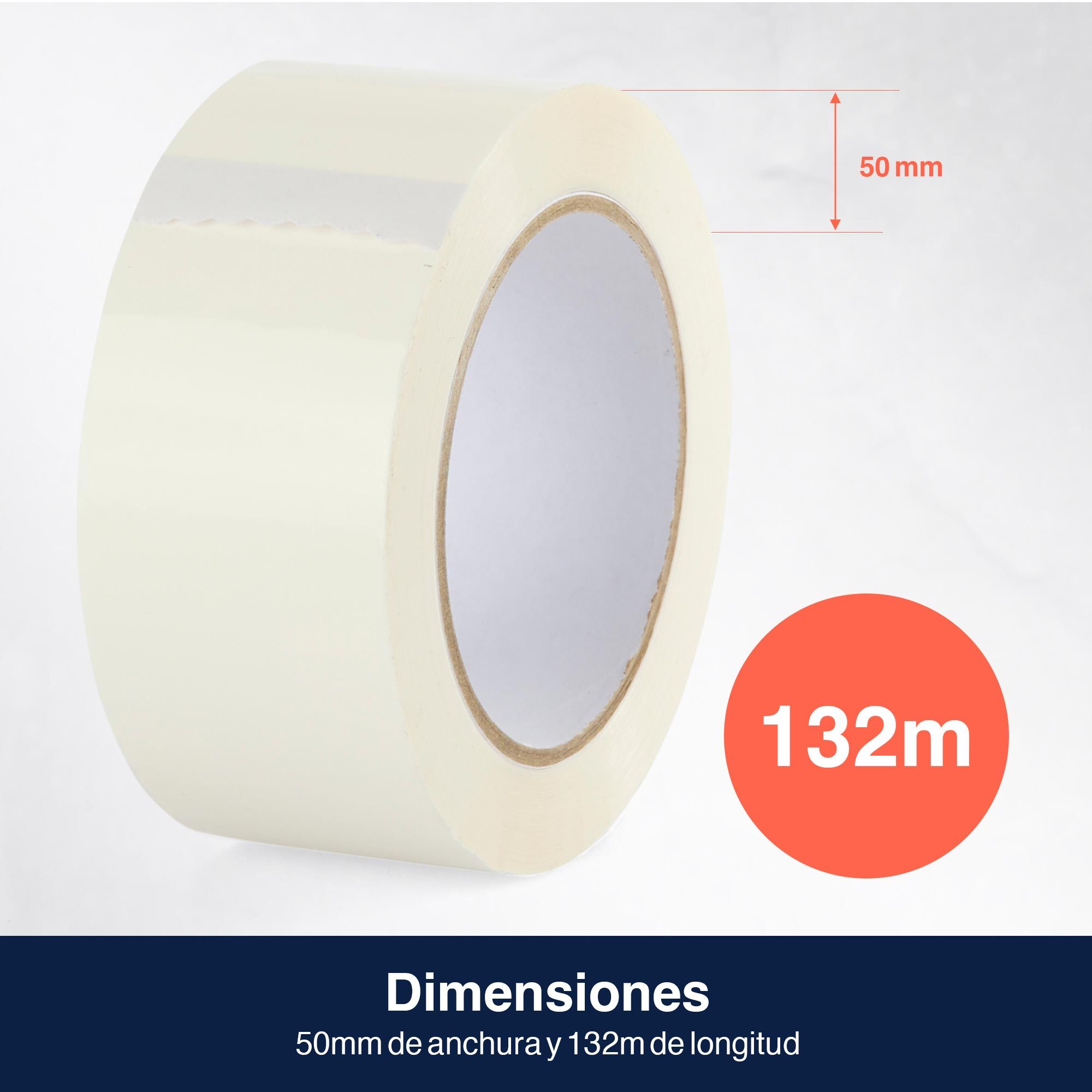 PRECINTO SOLVENTE BLANCO 50 X 132 - Imagen 2