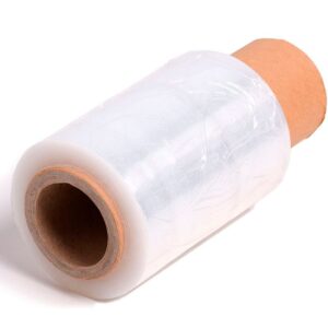 Film mini estirable con mango 100 mm × 110 m | 23 µm (caja 40 uds.)
