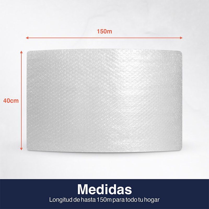 PLÁSTICO BURBUJAS 40 CM (150 ML) - Imagen 6